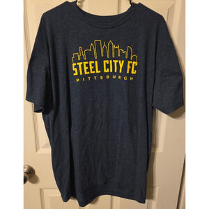 Steel City FC Pittsburgh Women’s Navy Blue T-Shirt XL